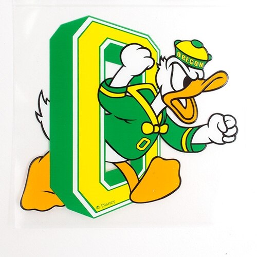 Duck through O, DTO, Decal, Outside